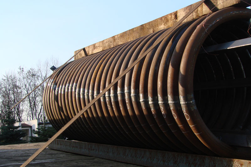 Spiral coil for petrochemical