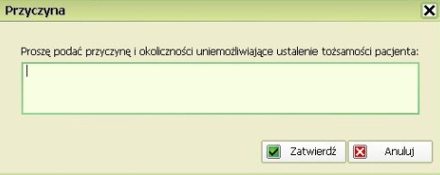 R - wybieramy ten typ identyfikatora jeśli pacjent jest obcokrajowcem i należy uzupełnić Kraj pochodzenia w sekcji "Cudzoziemiec" D - wybieramy ten typ identyfikatora jeśli pacjent legitymuje się