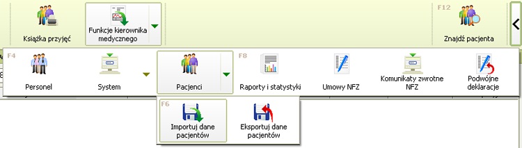 Import pacjentów UWAGA!