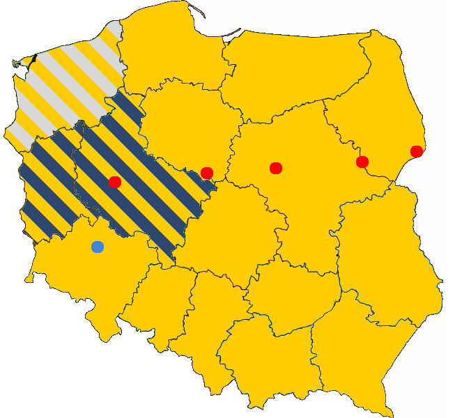 Obszar geograficzny działalności Działalność WYKONAWCZĄ Grupa Kapitałowa TESGAS prowadzi na terenie całego kraju.