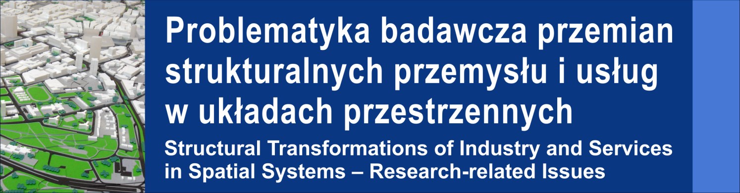 Zakład Przedsiębiorczości i Gospodarki Przestrzennej Instytut Geografii Uniwersytet Pedagogiczny im.