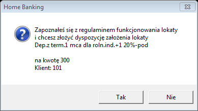 Opcja umożliwia przygotowanie przelewu z wybranego swojego rachunku czynnego na dowolny inny swój rachunek. Obsługa operatorska jest podobna, jak we wprowadzaniu innych typów przelewów.