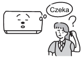 SPRAWDŹ PRZED ZAŁĄCZENIEM KLIMATYZATORA 1. Upewnij się, że nie występują żadne przeszkody na wlocie oraz wylocie powietrza. 2. Sprawdź czy kabel z uziemieniem jest prawidłowo zamontowany. 3.