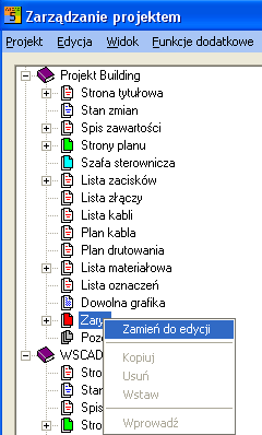 Projekt Demo PoniŜszy przykład daje uŝytkownikowi moŝliwość zapoznania się z najwaŝniejszymi moŝliwościami wersji modułu Building.