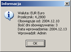 4. Wielowalutowość w KOLHurt W wersji 3.08 KOLHurt zostały stworzone mechanizmy pozwalające na wystawianie dla kontrahentów zagranicznych faktur w walutach innych niż PLN.