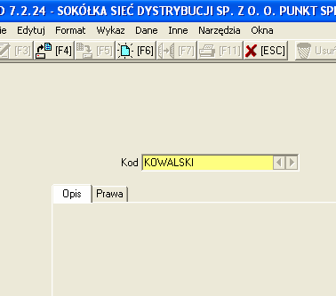 4. ZałoŜenie nowych uŝytkowników WaŜne jest, aŝeby oferty czy zamówienia były podpisane identyfikatorem uŝytkownika, który wykonał daną ofertę.