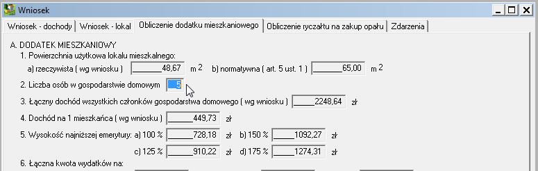 CHEOPS dodatki mieszkaniowe v.6 9A.