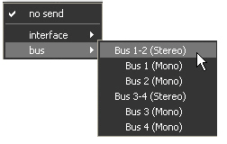 2 W górnej części ścieżki, kliknij na selektor Track Insert i wybierz Compressor/Limiter Dyn 3 (mono) z pod-menu Dynamics.