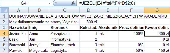 Funkcje logiczne Co nowego: Omówienie funkcji logicznych: JEŻELI, ORAZ, LUB.