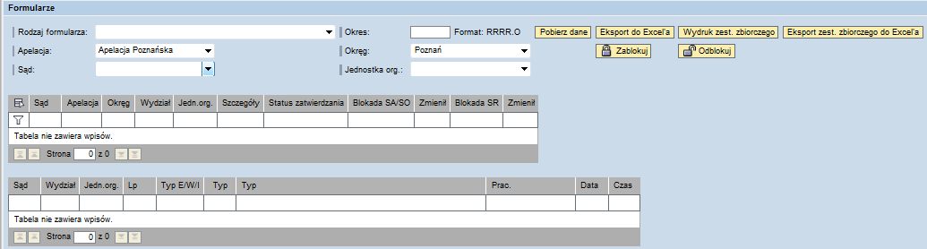 12. Repozytorium formularzy 12.1 Obsługa repozytorium Z poziomu repozytorium formularzy można przeglądać wszystkie sprawozdania znajdujące się w systemie SAP.