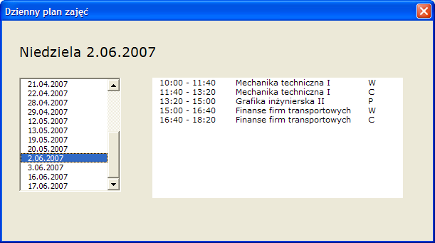 str. 32 T.Ziębakowski - PROGRAMOWANIE Zadanie 3 5. Napisz funkcję o nagłówku: Function sala_zajęć(kom As Range) As String która podaje oznaczenie sali, w której odbywają się zajęcia. 6.