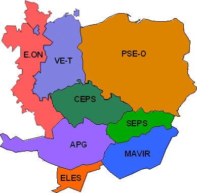 Międzynarodowa wymiana mocy LE AB Przekroje techniczne B ID Opis A B PSE (CEPS+SEPS+VET) VET- (PSE+CEPS) C A