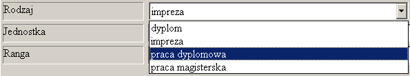 Zakres dat możliwych do wprowadzenia ograniczony jest do aktualnego roku sprawozdawczego. W przypadku wprowadzania danych z innego roku należy uprzednio zmienić aktualny rok sprawozdawczy (por. 2.3).