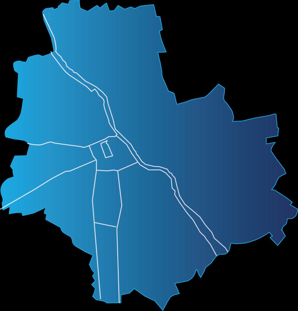 Południowa Zachodnia 712 500 m 2 14,4% 13-14,2 Centrum 473 200 m 2 12,2% 23,25 Obrzeża Centrum 773 700