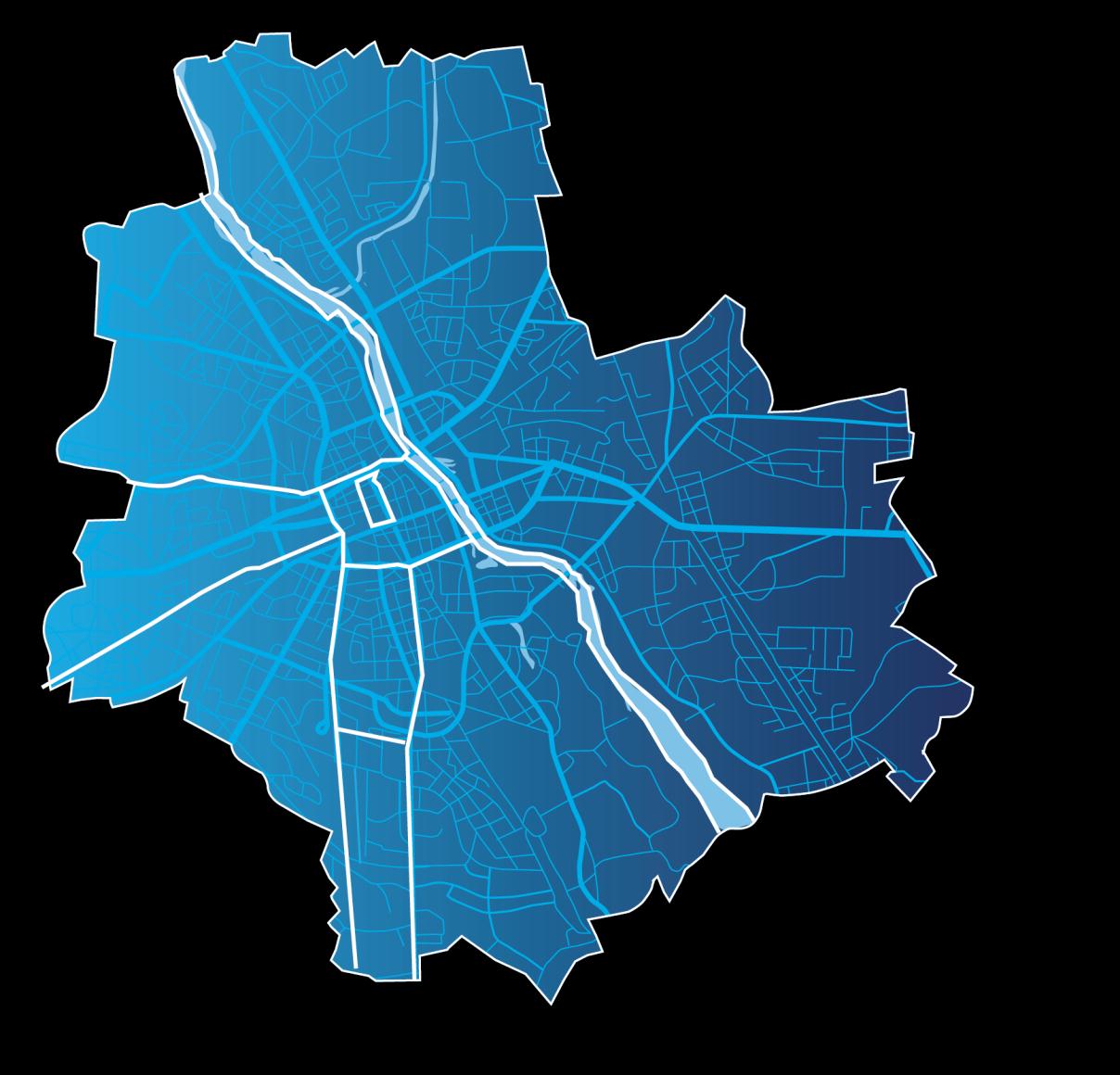 15 Południowa Zachodnia 13-14,2 Centrum 23,25 Wschodnia Obrzeża Centrum