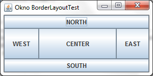 BorderLayout public static void main(string[] args) { javax.swing.