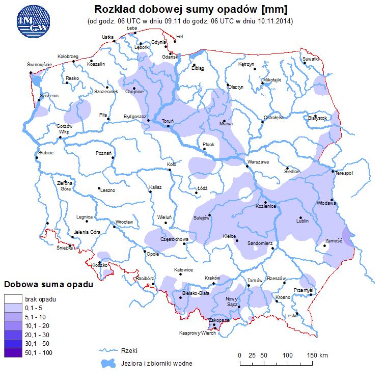 Polski na jutro Ostrzeżenia hydrologiczne BRAK. Ostrzeżenia meteorologiczne BRAK.