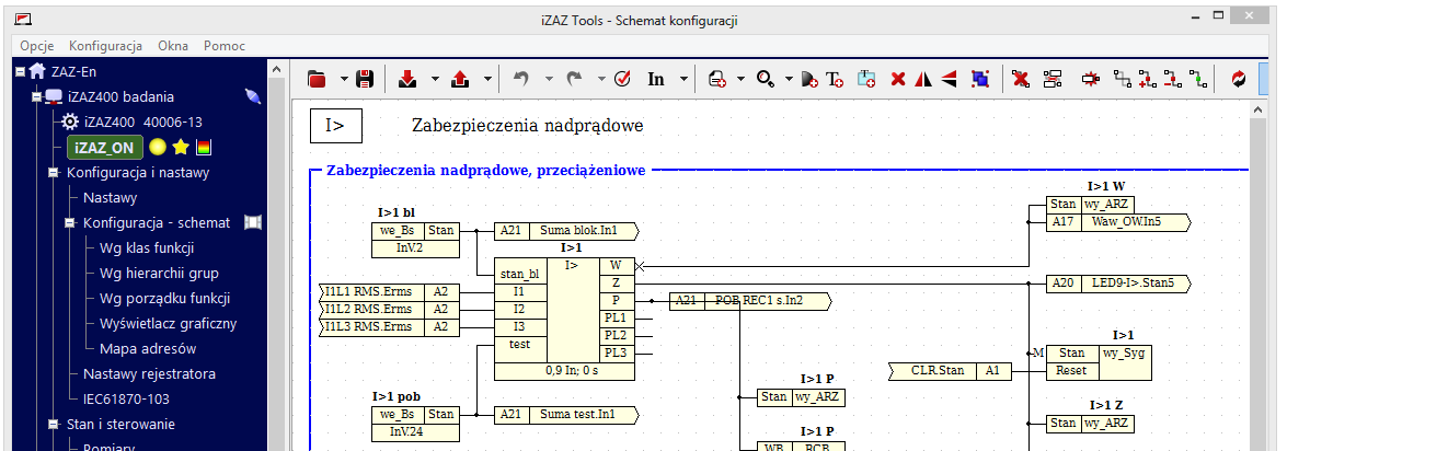 Instrukcja obsługi 54 / 64 izaz600 9.2. Obsługa za pomocą komputera PC. Zespół może być obsługiwany z wykorzystaniem stacjonarnego lub przenośnego komputera klasy PC oraz oprogramowania izaz Tools.