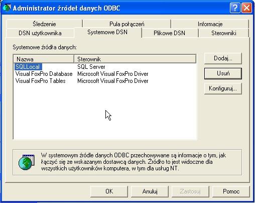 Porządek sortowania znaków zostawiamy domyślne (POLISH_CI_AS). Zatwierdzenie powoduje utworzenie bazy danych i jej automatyczną aktualizację do odpowiedniej wersji.