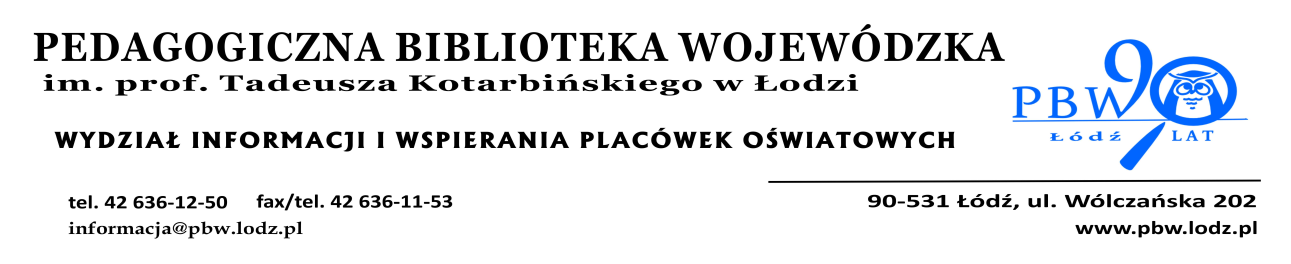 BIBLIOTEKI SZKOLNE (zestawienie bibliograficzne w wyborze za lata 2012 2015) KSIĄŻKI: 1. BIBLIOTEKA szkolna dzisiaj / Bogumiła Staniów.- Warszawa : Stowarzyszenie Bibliotekarzy Polskich 2012.