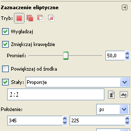 ustala promień rozmycia 4. Narysuj zaznaczenie wokół kwiatka. 5. Z menu wybierz Zaznaczenie Odwróć, a następnie Edycja Wyczyść. 6. Usuń zaznaczenie Zaznaczenie Nic.