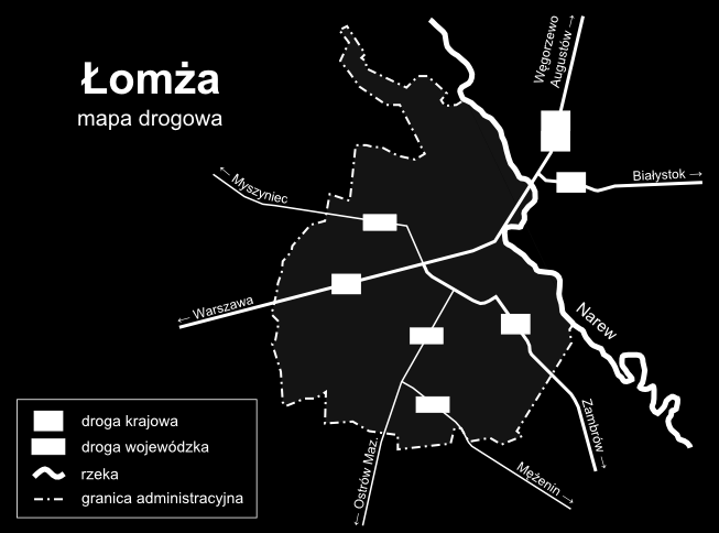 3. System transportowy w mieście Łomża System transportowy tworzy układ wzajemnie ze sobą powiązanych elementów, na który składa się m.in.