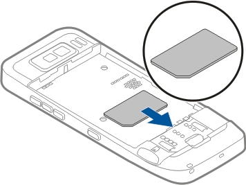 Karta SIM, bateria, ładowanie, karta pamięci Zainstaluj niezbędne elementy i rozpocznij korzystanie ze swojego urządzenia Nokia E52. Wkładanie baterii i karty SIM 1.