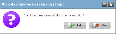 Sposób wykonania w systemie typowych operacj i 2.2.2 39 Przekazanie wniosku do OW NFZ Po prawidłowym wypełnieniu wniosku można go przekazać do oceny Oddziałowi Wojewódzkiemu Narodowego Funduszu Zdrowia.