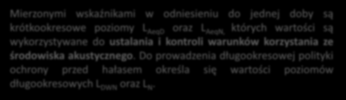 PMŚ Monitoring hałasu Jednym z zadań PMŚ jest uzyskiwanie danych oraz ocena i obserwacja zmian stanu akustycznego środowiska stosownie do zapisów art. 26 i 117 ustawy Poś.