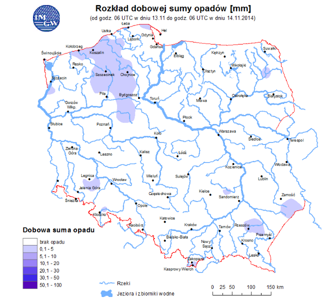 INFORMACJE HYDROLOGICZNO METEOROLOGICZNE źródło: IMGW PIB Stan