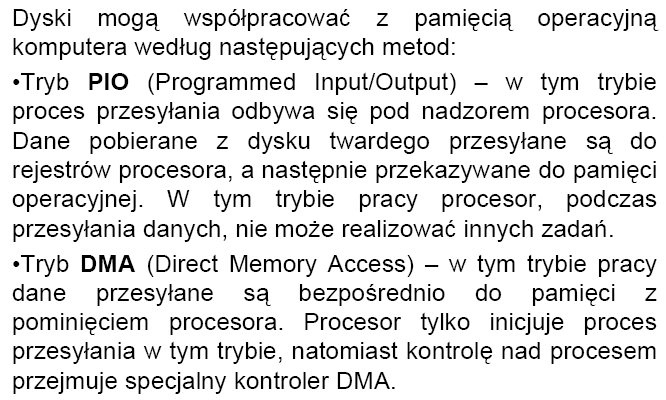 Tryby pracy