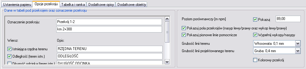 3.2. Podział wydruku na fragmenty (mozaika) Brak drukarki wstęgowej w przypadku długiego przekroju nie stanowi problemu.