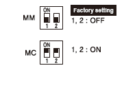 Filtra subsoniczny ON/OFF musi być ustawiony na wkładce. Filtr o ucinającej częstotliwość 25 Hz i krzywej spadku (-12dB/oktawa). Jego zadaniem jest izolować szum o bardzo niskiej częstotliwości.