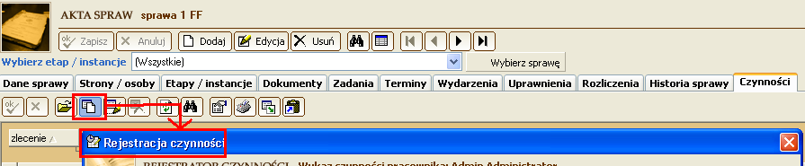 18 5.1.3. Możliwość rejestracji czynności z okna sprawy W oknie Sprawy na karcie "Czynności" umożliwiono dodawanie czynności w wybranej sprawie. 5.1.4. Eksport spraw na WWW 5.1.4.1. Nie tylko dla administratora Od wersji 4 eksport spraw na WWW może uruchomić zarówno Administrator, jak i osoba z uprawnieniem "Sprawy - przeglądanie wszystkich".