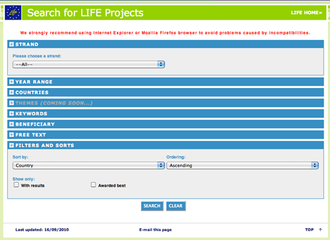 Narzędzia komunikacyjne LIFE 1. Strona internetowa 2. Biuletyn LIFEnews 3. 4. 5.