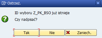 Kliknij Zapamiętanie przycisk. Ostrzeż. 45.