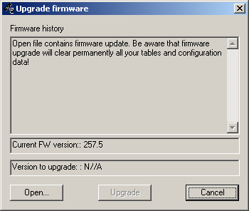 Aktualizacja oprogramowania wewnętrznego (firmware) W związku ze zmianami w oprogramowaniu wewnętrznym (firmware) urządzenia (np.