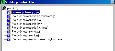 Rozdział 8 Tworzenie szablonów W aplikacji zostało umieszczonych wiele szablonów, z których użytkownicy mogą korzystać, istnieje też opcja tworzenia własnych wzorców pism.