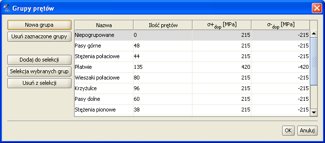 3 Podstawy R3D3-Rama 3D Rysunek 3.2 Menu Edycja 28 Rysunek 3.