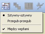 R3D3-Rama 3D 3 Podstawy 3.5.6 Blokowanie kursora (chwilowe) Wciskając prawy przycisk myszki można chwilowo zablokować położenie rysowanego węzła.