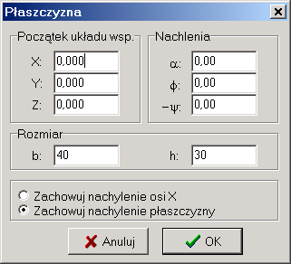 RM-3D W.6.X UśYTKOWANIE PROGRAMU CAD jest opanowanie sprawnego sytuowania płaszczyzny roboczej w globalnym układzie odniesienia.