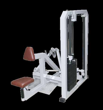 maszyna do ćwiczeń mięśni grzbietu w siadzie z oparciem MASZYNA