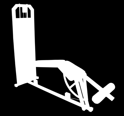 LEG CURL Maszyna do ćwiczeń mięśni dwugłowych uda w leżeniu na