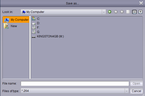 NHDR-xxxxAHD, NHDR-xxxxAHD-II User's manual ver. 1.0 DVR MAIN MENU 2.2.5. Play backup files Copy backup files to the computer. File in avi format can be opened by popular video players f.e. VLC media player.