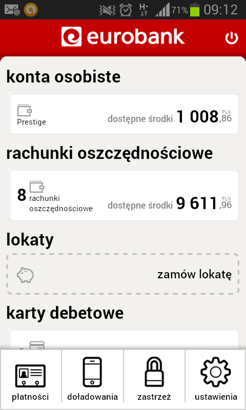 Operacja doładowania telefonu wymaga dodatkowej autoryzacji z podaniem PIN. Podlega również limitom kwotowym zdefiniowanym dla aplikacji mobilnej.