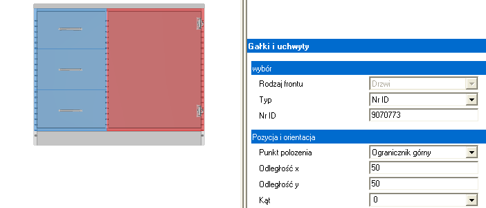 Może zdarzyć się, że klient lub projektant będzie życzył sobie specjalny numer artykułu. W tym celu możemy wybrać w opcji Typ wpis Nr ID i podać odpowiedni numer artykułu.