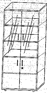 42.Wieszak ścienny wymiary: wys.900xszer.400xgł.30mm Wieszak wykonany z płyty meblowej o gr.18mm. Pionowe listwy połączone za pomocą poziomych listew nośnych.