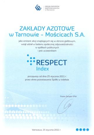 Wydarzenia w I kwartale 2011 Pozostałe determinanty działalności reorganizacja wewnętrzna przejęcie działalności w zakresie oczyszczania ścieków z JRCh, umocnienie waluty polskiej,