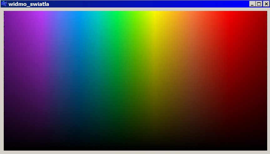 double lambda; //dlugosc fali int jasn; //jasnosc swiatla TWidmo w; // obiekt w klasy TWidmo TSkalowanie s(marg,marg,clientwidth-2*marg,clientheight-2*marg, (w.lambda_max+w.lambda_min)/2.0,50, w.