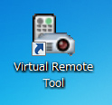 3. Przydatne funkcje Punkt 3: Uruchom program Virtual Remote Tool. Uruchomienie za pomocą ikony skrótu Dwukrotnie kliknij ikonę skrótu na pulpicie systemu Windows.
